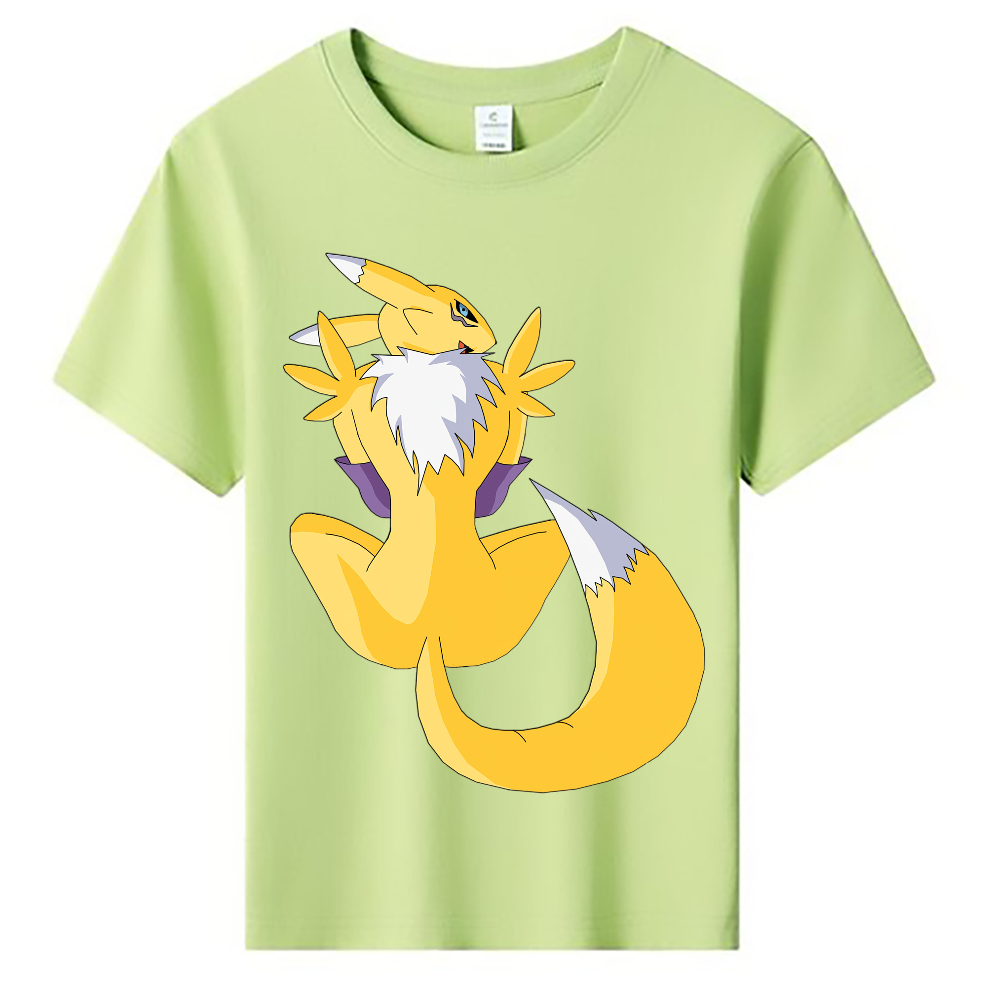 （画像用） Digimon デジタルモンスター/デジモン 綿100％キッズTシャツ（フロントプリント）